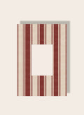 Streifen Passpartout vintage rot A4