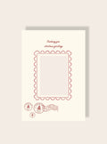 Weihnachtsbrief Print Passpartout A4