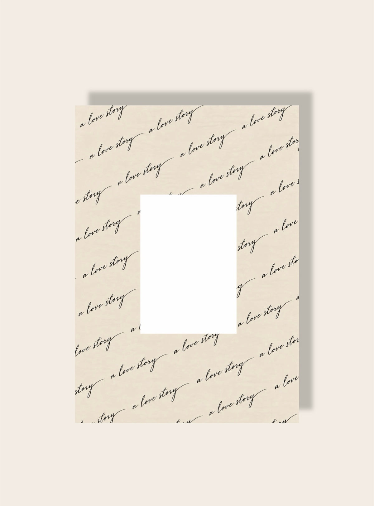 a love Story Kalligraphie A4