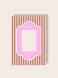 Geburt Passpartout A4 rosa