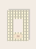 Geburt Passpartout A4 vintage Creme