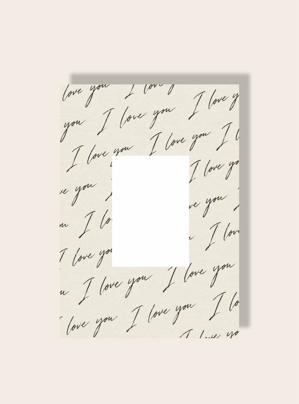 I love you Kalligraphie A4