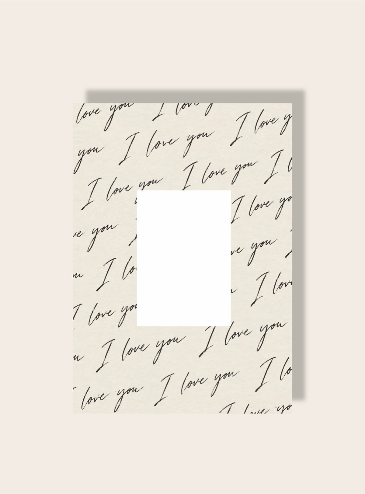 I love you Kalligraphie A4