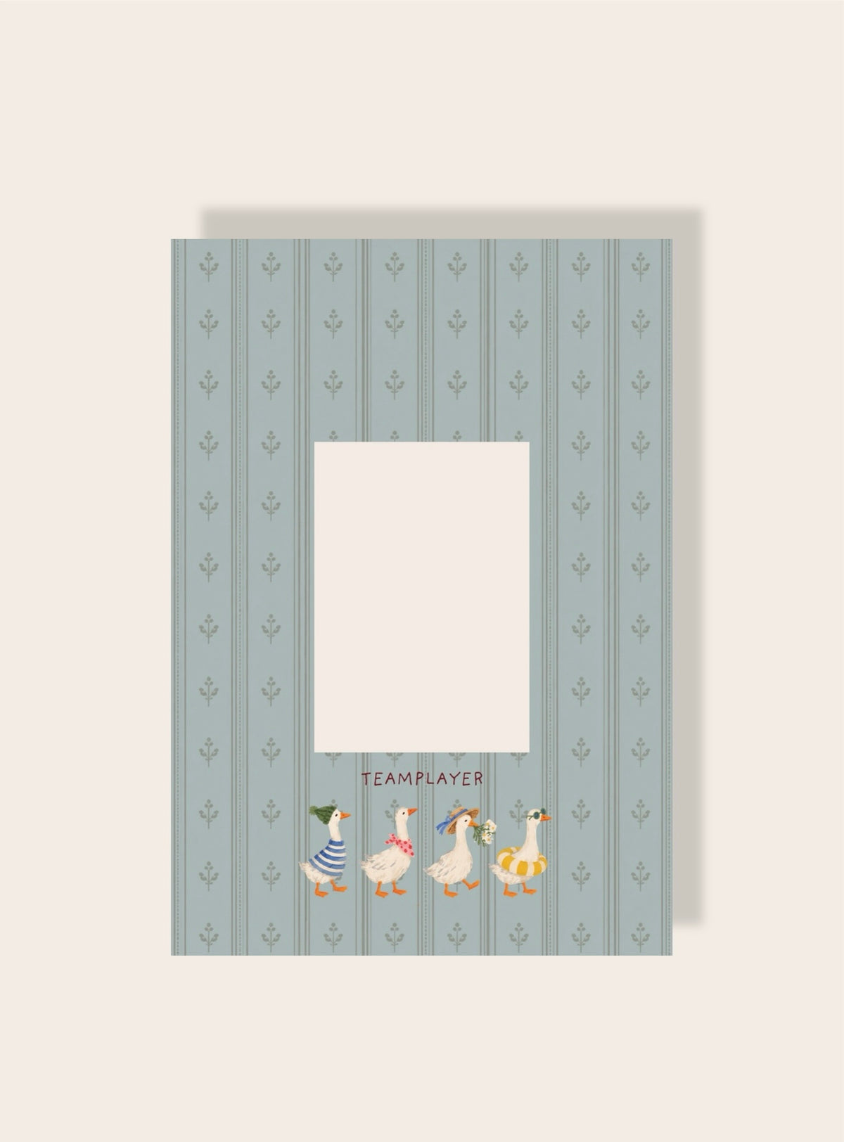 Kind Gänse Print Passpartout A4