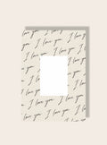 I love you Kalligraphie A4
