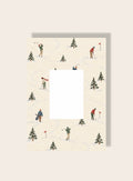 Golf im Schnee Print Passpartout A4