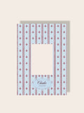 Geburt Passpartout A4 vintage blau