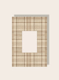 Glencheck Passepartout beige A4