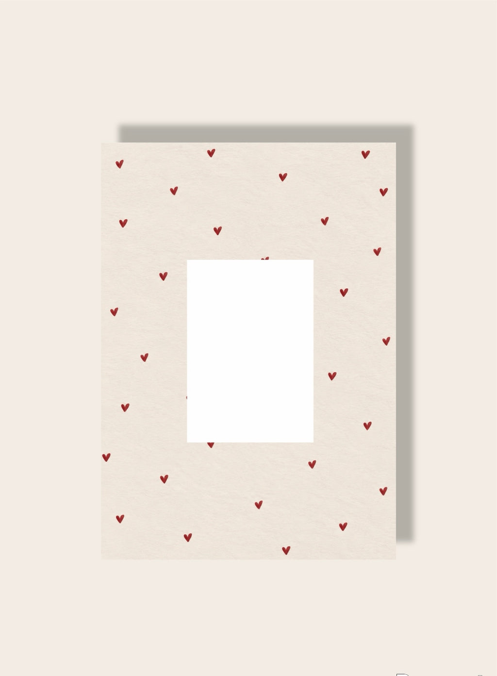 herzprint A4 minimalistisch
