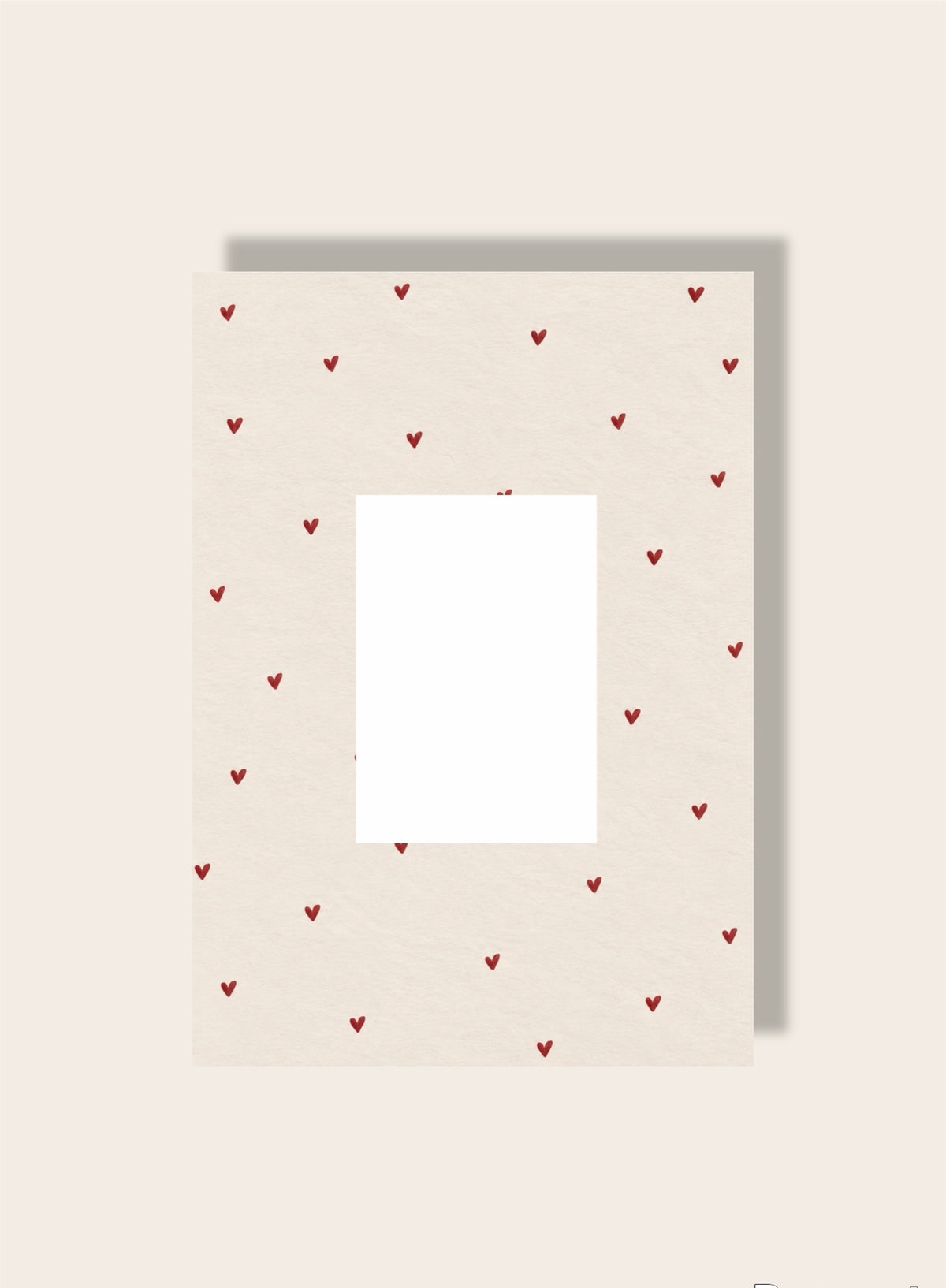 herzprint A4 minimalistisch