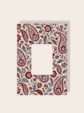 Paisley Passpartout Blau bordeaux A4