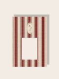 Hochzeit Initialen vintage rot A4