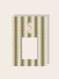 Hochzeit Initialen vintage oliv A4