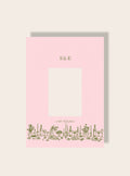Hochzeit Tableset rosa Passpartout A4