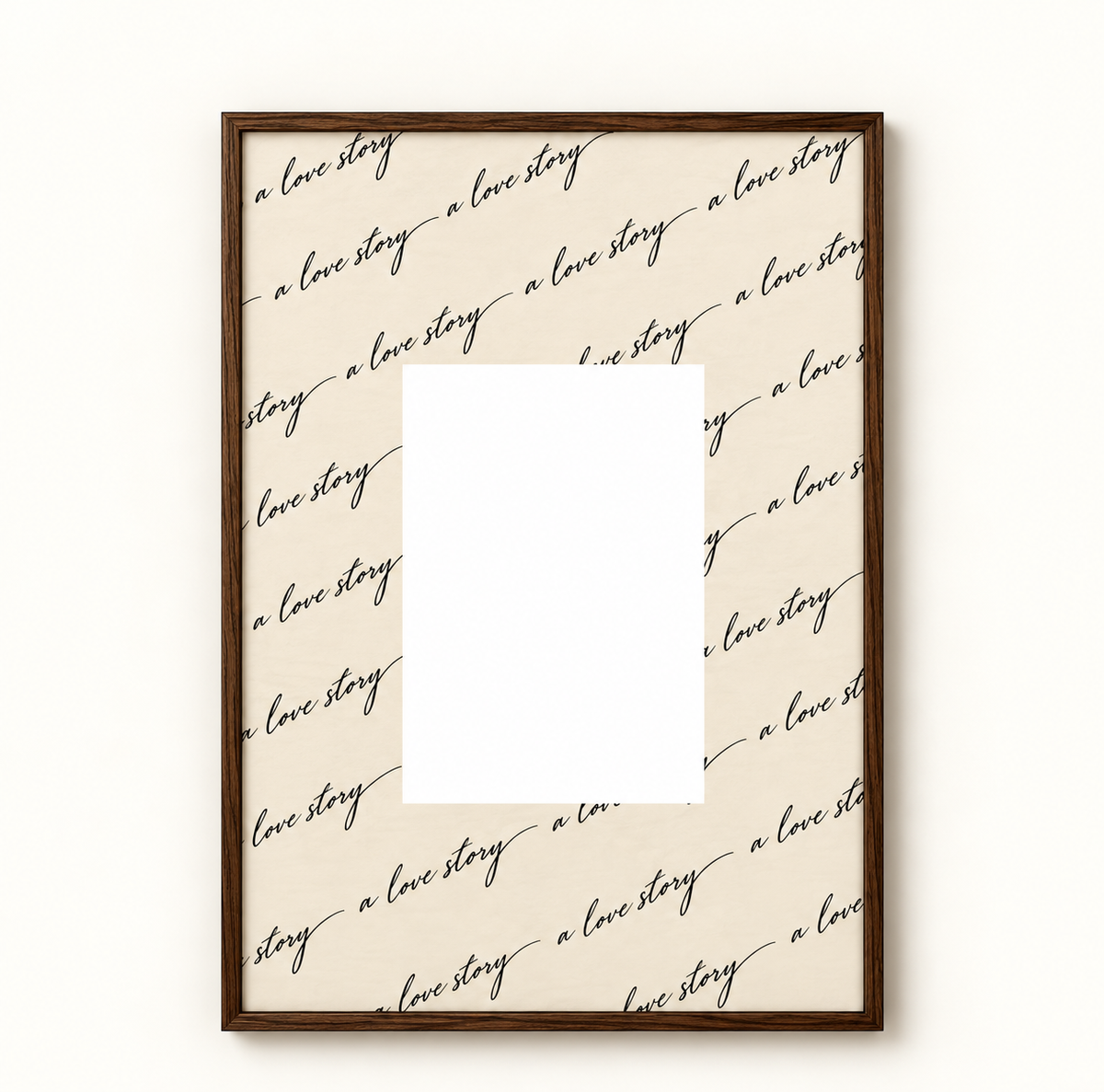 a love Story Kalligraphie A4
