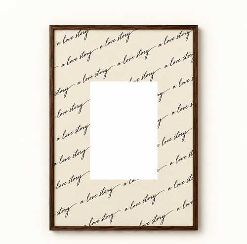 a love Story Kalligraphie A4