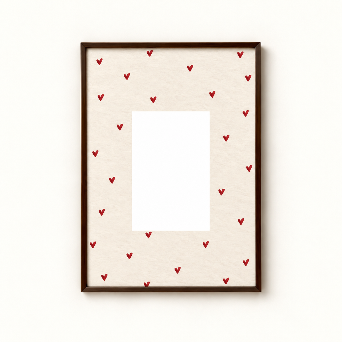 herzprint A4 minimalistisch
