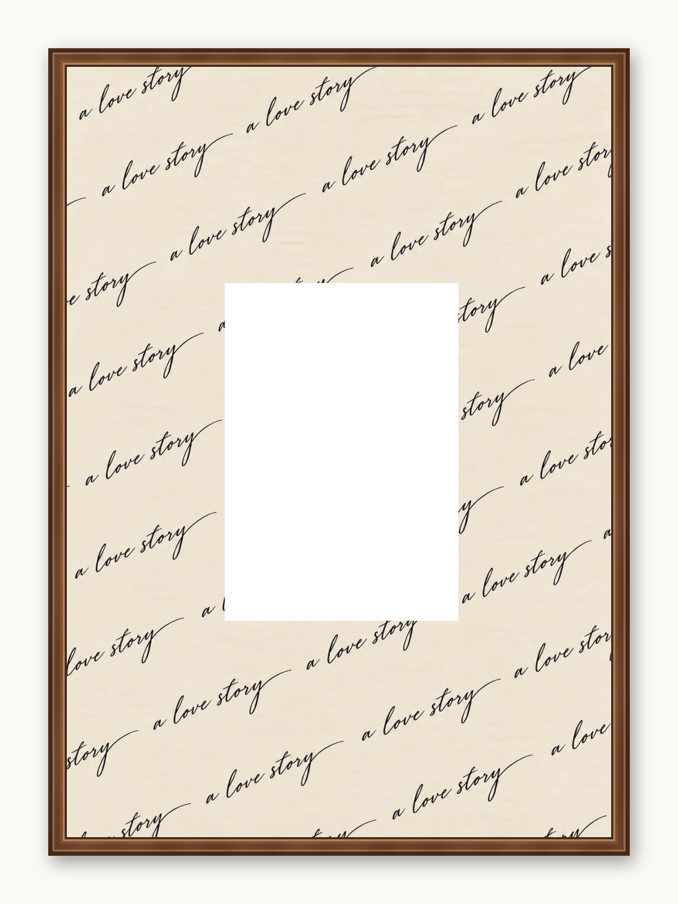 a love Story Kalligraphie A4
