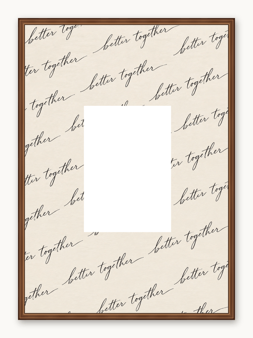 Better together Kalligraphie A4